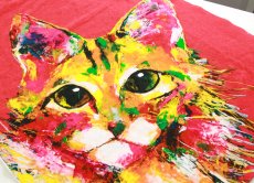 画像4: NiJi$uKe 猫B・ネコデザイン 今治製名入れバスタオル（約70cm×120cm） (4)